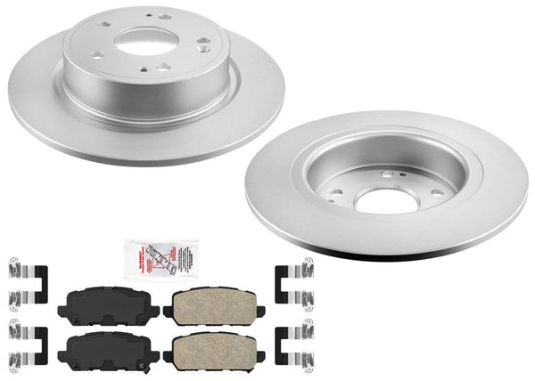 Improved Performance Rear Disc Brake Rotors & Pads for Honda HR-V HRV 2016-2022