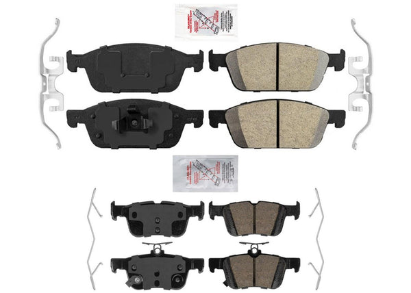 Ameri Premium Ceramic Disc Brake Pads for Ford Escape 17-19 All Wheel Drive