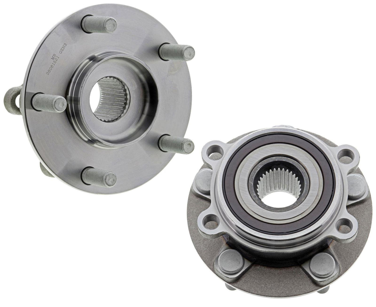 Front Left & Right Wheel Hub Bearings For Mazda 6 2014 2015 2016 2017 2018 2021