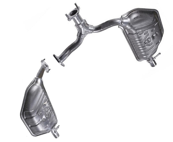 Left & Right Rear Muffler Assembly for 2009-2013 Mazda 6 GT S 3.7L V6 Engine