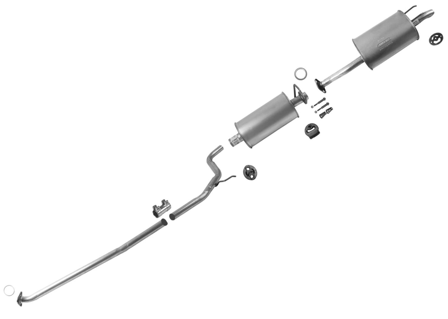 Exhaust System Pipe Muffler Gaskets For 12-13 Honda Civic 1.8L REF18220-TS8-A02