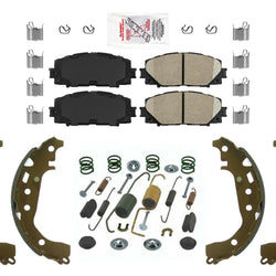 Ameri Pro Front Ceramic Disc Brake Pads Brake Shoes for 2007-2013 Toyota Yaris