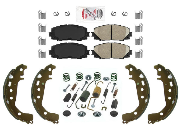 Ameri Pro Front Ceramic Disc Brake Pads Brake Shoes for 2007-2013 Toyota Yaris