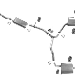 Sistema de escape compatible con GMC Acadia y Buick Enclave 2009-2017 3.6L con punta cromada