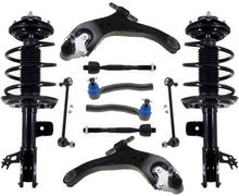 Front Struts Control Arms Tie Rods & Links For Camry XLE 18-23 Frnt Wheel Drive