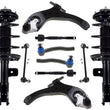 Front Struts Control Arms Tie Rods & Links For Camry XLE 18-23 Frnt Wheel Drive