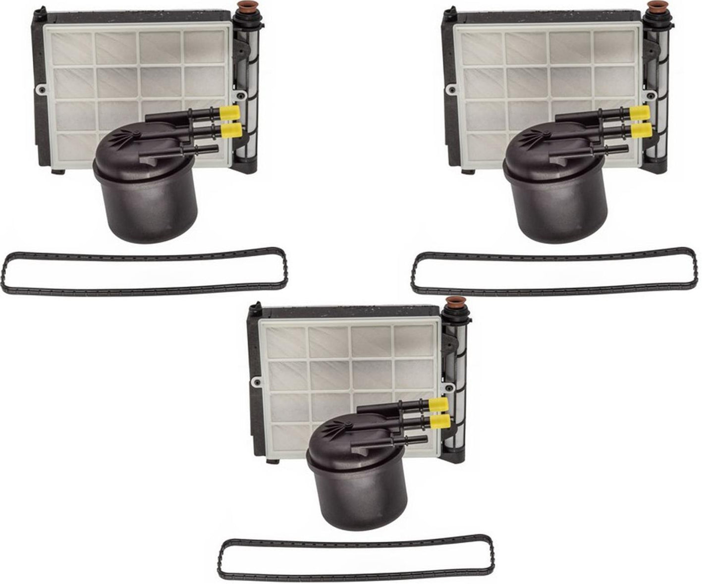 For 17-23 F250 6.7L Ford Powerstroke HC3Z9N184B Fuel Water Filter Kit 3 Pces Kit