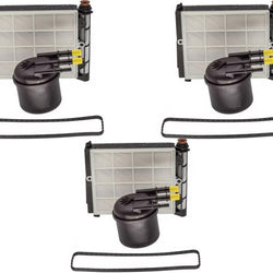 For 17-23 F250 6.7L Ford Powerstroke HC3Z9N184B Fuel Water Filter Kit 3 Pces Kit