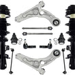 Front Struts Control Arms Tie Rods & Links For Cherokee 2014-18 All Wheel Drive