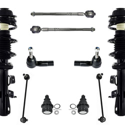 Front Struts Ball Joints Tie Rods & Links For Cherokee 2014-18 All Wheel Drive