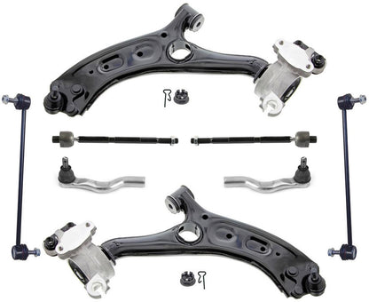 Front Lower Control Arms Ball Joints Tie Rods & Links For Honda CR-V 2017-2022