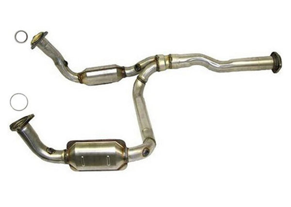 03-04 Trailblazer Envoy V8 5.3L Engine Y Pipe (2) Catalytic Converters