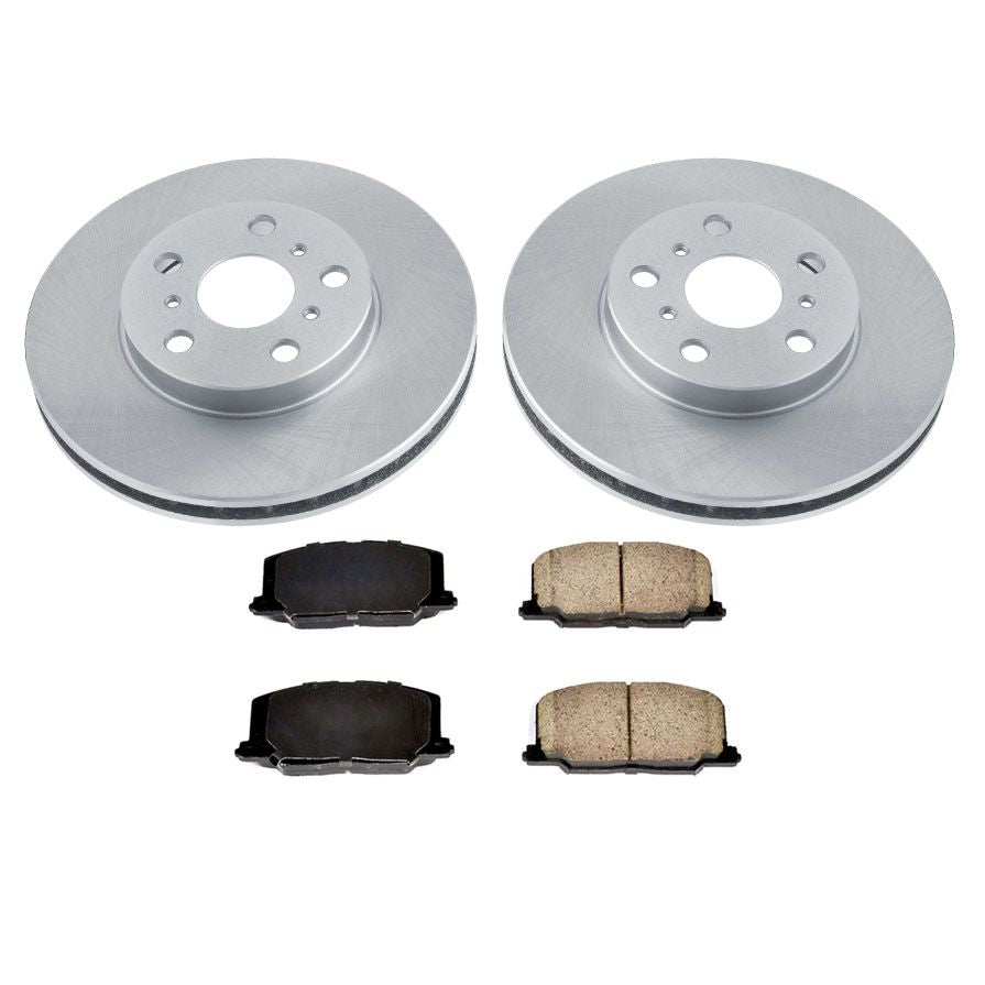 Front Brake Rotors & Brake Pads for Toyota Celica GT Convertible 1992-1993
