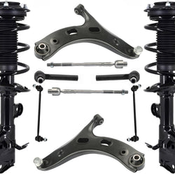 Front Complete Struts Control Arms Tie Rods & Links For Subaru Forester 19-2021