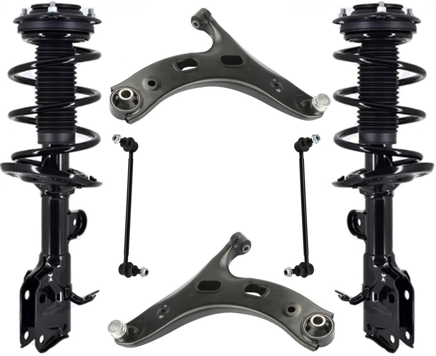 Front Complete Struts Lower Control Arms & Links For Subaru Forester 2019-2021
