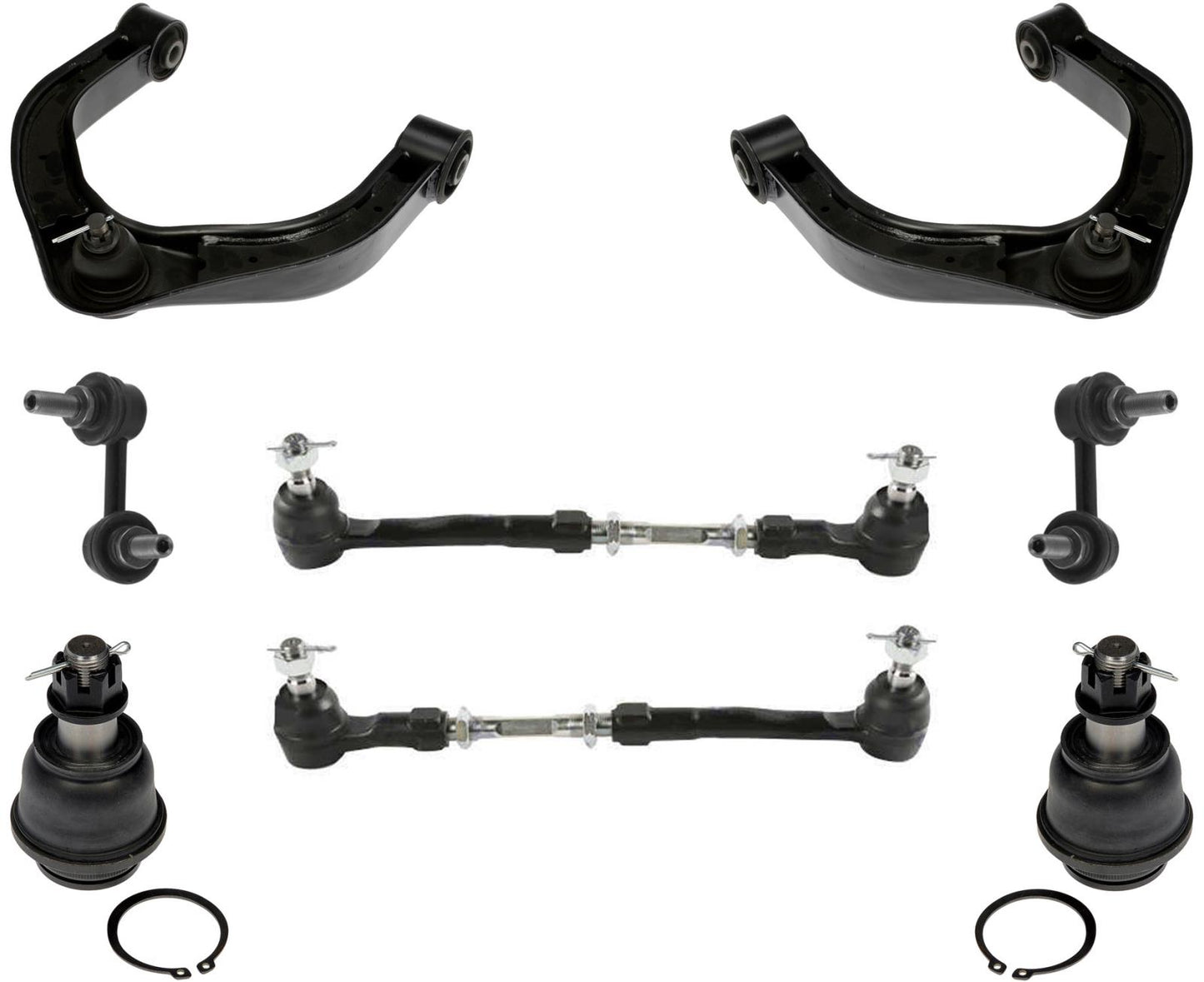 Front Upper Control Arms Ball Joint Tie Rods & Links For Titan XD 2016-2023 - Photo 1