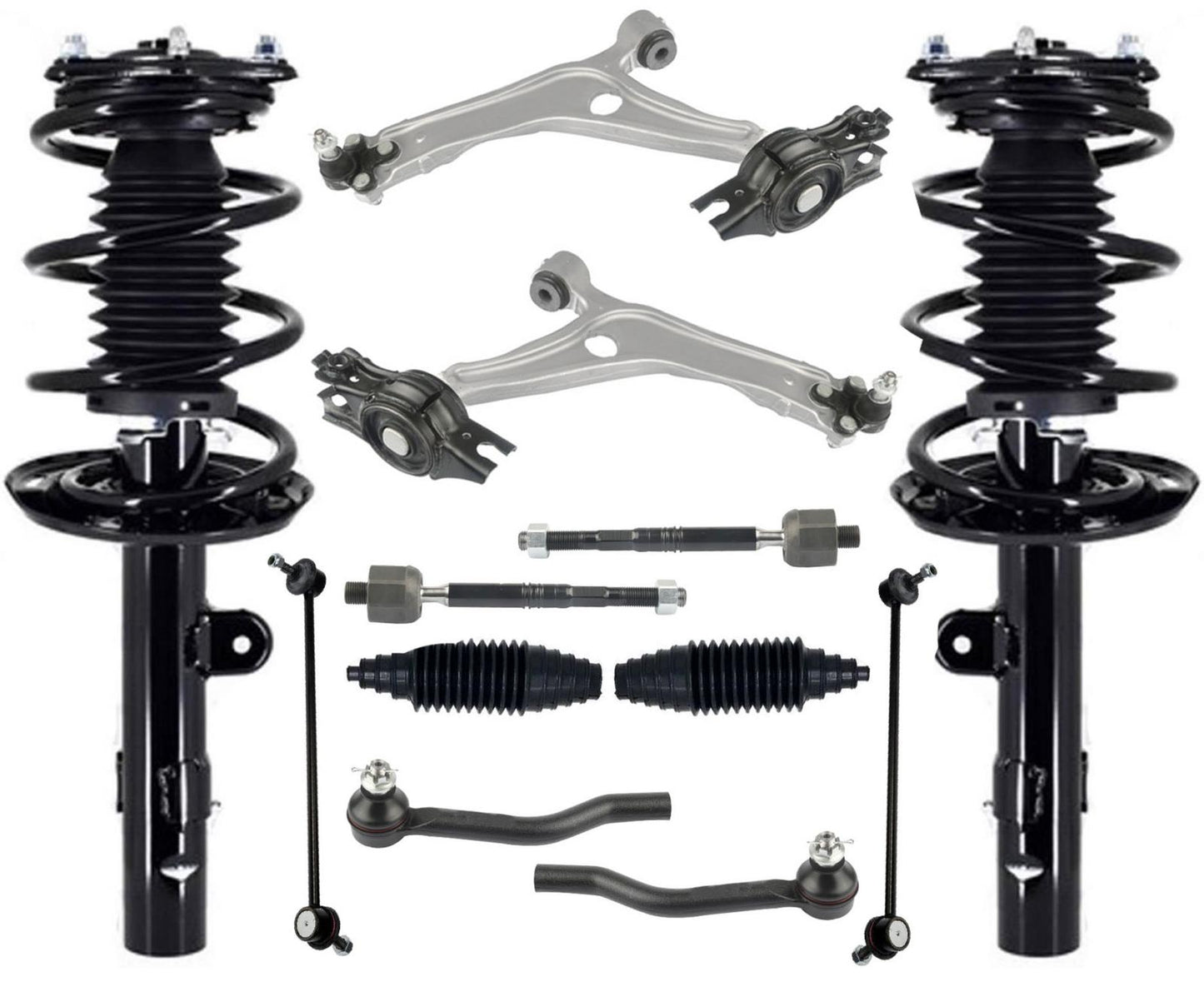 Front Struts Lower Control Arms Tie Rods & Links For Honda Accord 1.5L 18-2022