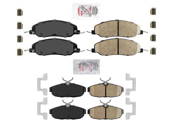 AME Improved Performance Ceramic Disc Brake Pads for Ford Mustang GT 2005-2010