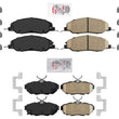 AME Improved Performance Ceramic Disc Brake Pads For Ford Mustang 2011-2017 3.7L