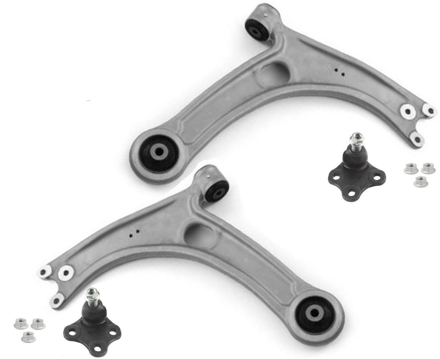 Front Left & RIght Lower Control Arms & Ball Joints For Audi TT Quattro 16-2019