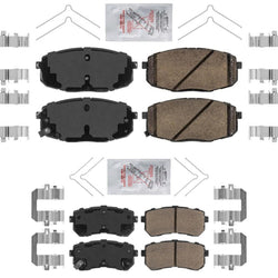 AME Improved Ceramic Disc Brake Pads for Front Wheel Drive 21-23 KIA Seltos
