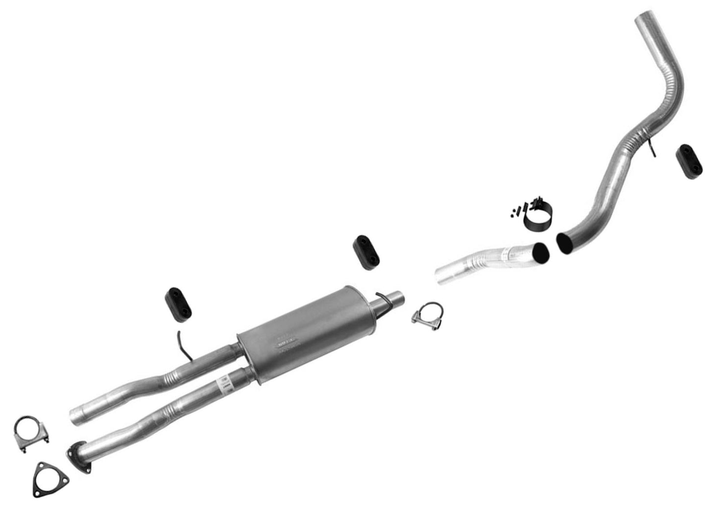 Muffler Tail Pipe for Chevrolet Express Van 1997-2000 5.7L with 155" Wheelbase