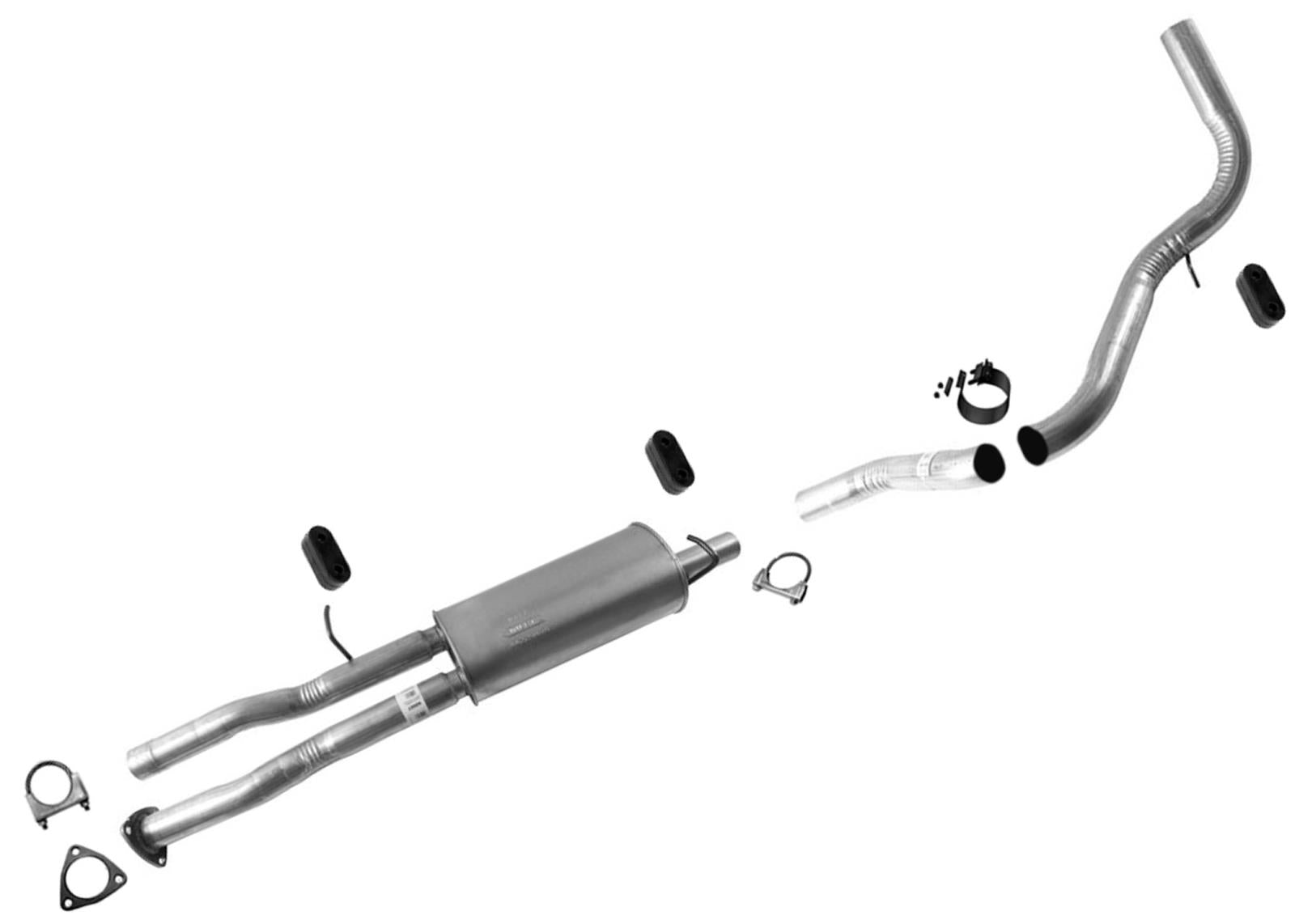 Muffler Tail Pipe for Chevrolet Express Van 1997-2000 5.7L with 155" Wheelbase