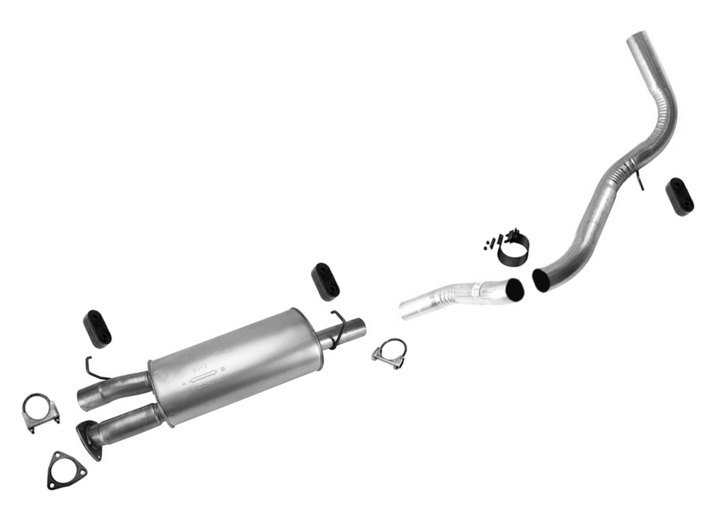 Muffler Tail Pipe for 1996-1999 Chevrolet Express Van 5.7L with 135" Wheelbase