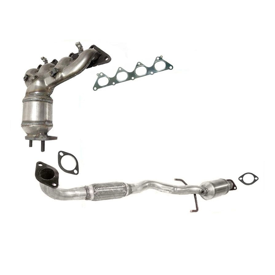 Front & Rear Pipe and Catalytic Converter for Mitsubishi Lancer 2.0L 2005-2007