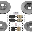 Ameri Pro Front + Rear Disc Brake Rotors & Pads for Toyota Yaris 2012-2018