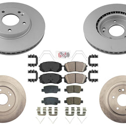 Improved Performance Disc Brake Rotors Pads for KIA Seltos 21-23 All Wheel Drive