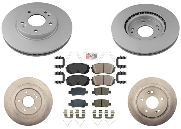 Improved Performance Disc Brake Rotors Pads for KIA Seltos 21-23 All Wheel Drive