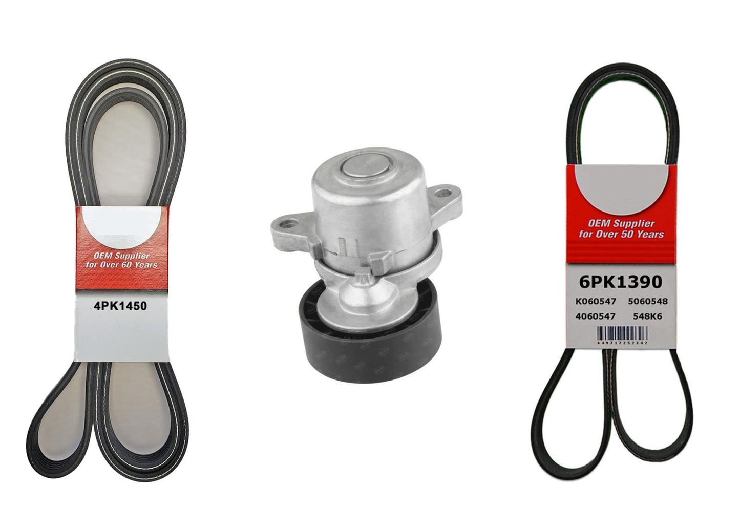 Belt Tensioner Serpentine & Power Steering for Ford Transit 3.5L 3.7L 2015-2022