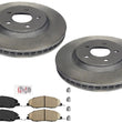 Carbon Performance Front Disc Brake Rotors & Ceramic Pads For 05-10 Mustang GT