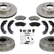 Front Rotors Brake Pads Rear Drums Brake Shoes for Nissan Sentra 1.8L 00-01
