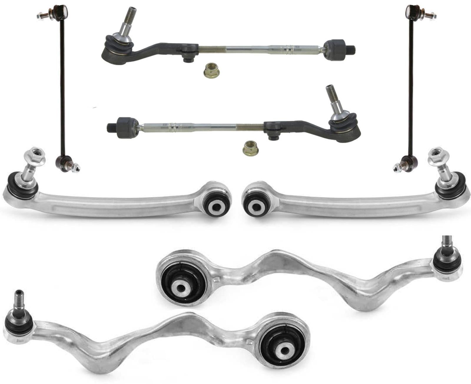 Front Lower Control Arms Ball Joints Tie Rods & Links For BMW M3 2008-2013