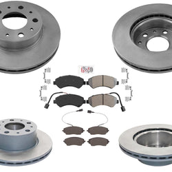 Improved Performance F&R Disc Brake Rotors for Ram ProMaster Van 2022 2023
