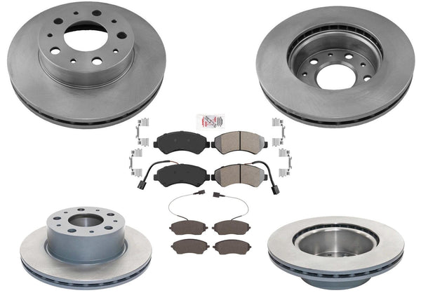 Improved Performance F&R Disc Brake Rotors for Ram ProMaster Van 2022 2023