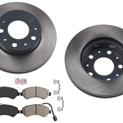 Fleet Duty Carbon Front Disc Brake Rotors for Ram ProMaster Van 2022 2023