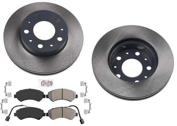 Fleet Duty Carbon Front Disc Brake Rotors for Ram ProMaster Van 2022 2023