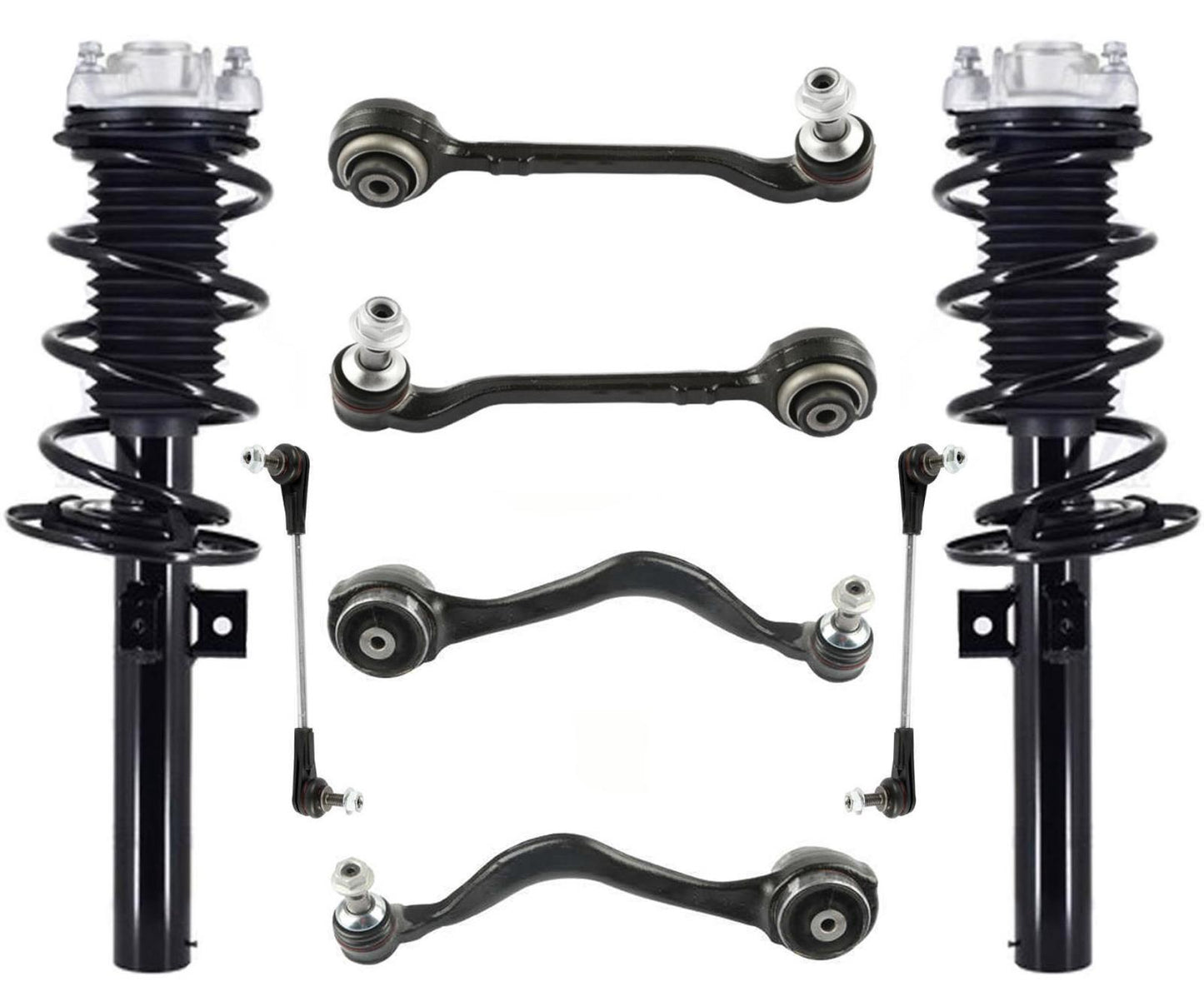 Front Complete Strut Lower Control Arms & Links For BMW X3 sDrive30I 2019-2021