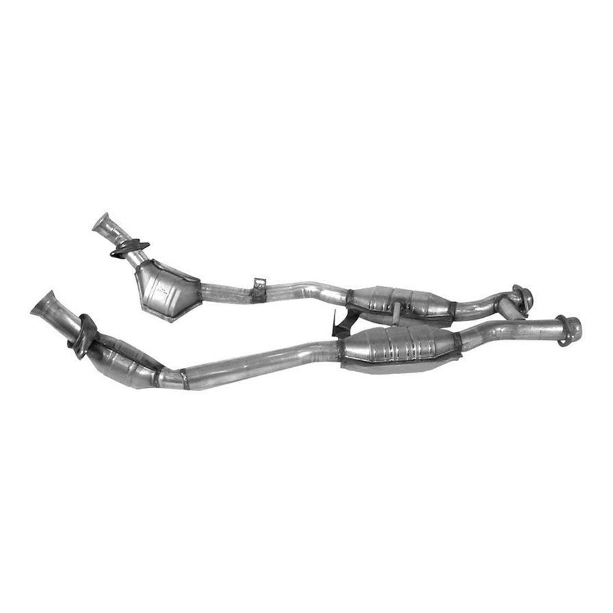 Eng H Pipe OE with 4 Catalytic Converter for Ford Mustang 1986-1993 5.0L