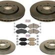 Performance Brake 302MM Coated Rotors & Ceramic Pads For Town & Country 2012-16