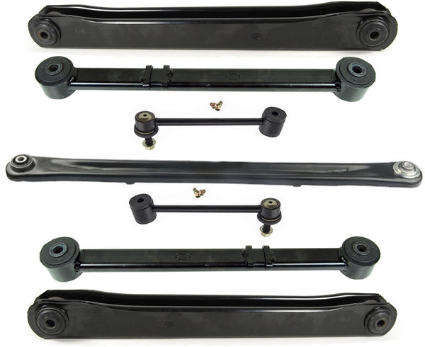 Rear Upper Lower Control Arms Track Bar Assembly & Links For Tahoe 2015-2020