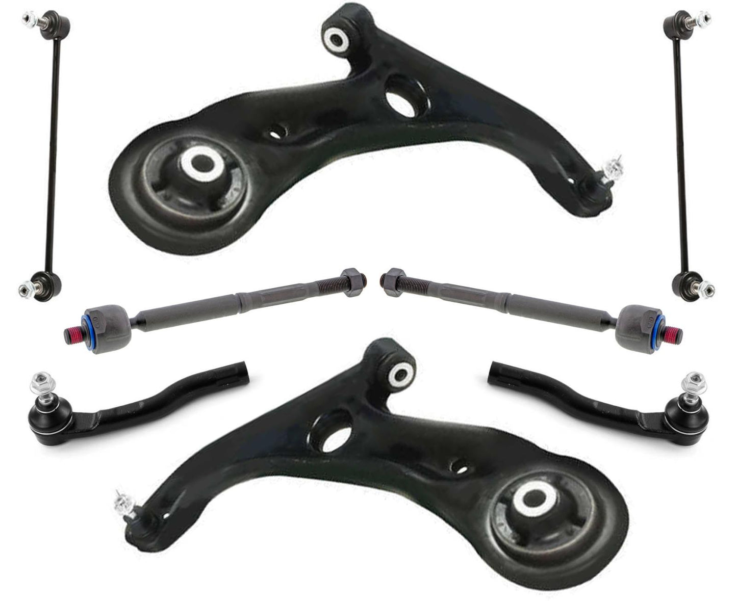 Front Lower Control Arms Ball Joint Tie Rods & Links For Honda FIt 2015-2020