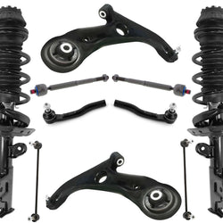 Front Complete Struts Lower Control Arms Tie Rods & Links For Honda Fit 2015-20