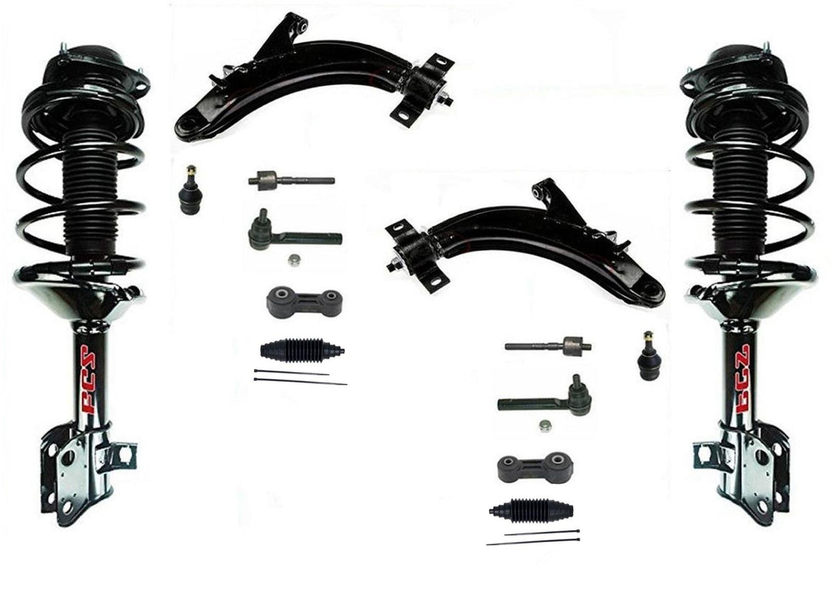 Coil Spring Struts Lower Control Arm Ball Joints For Subaru Forester 1998-2002 - Photo 1