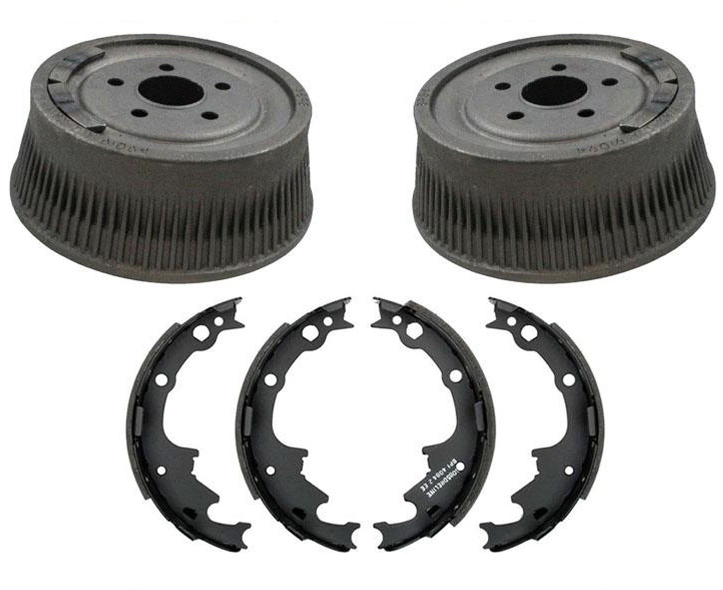 86-95 Modelo básico de caravana Llantas de 14 pulgadas Perno de 100 mm (2) Zapatas de tambor trasero 8954 