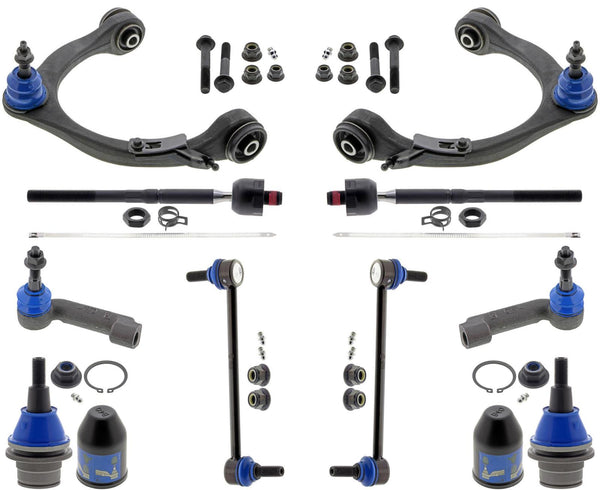 Mevotech Upper Control Arms Ball Joints Tie Rods & Links For Ford F-150 21-2023