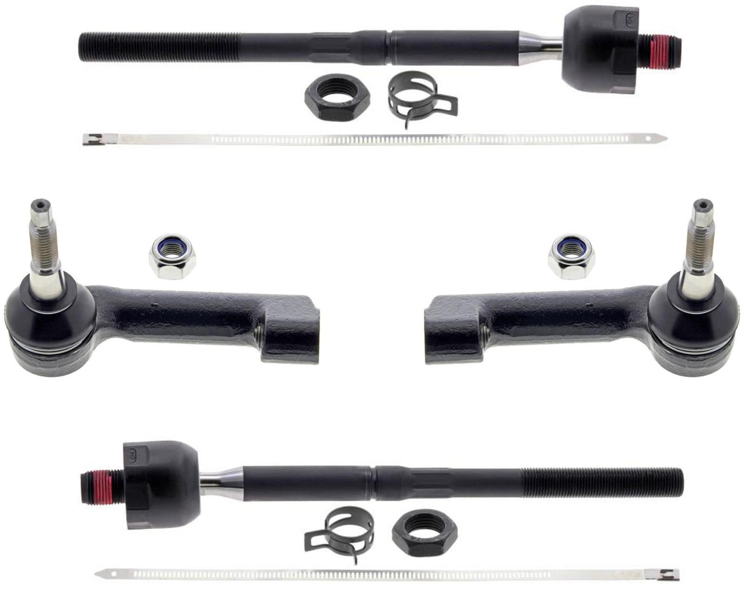 Mevotech Front Inner & Outer TIe Rods Assembly For Ford Expedition 2022-2023